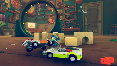 blocky toy car crash online
