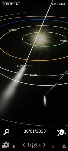 solar system simulator